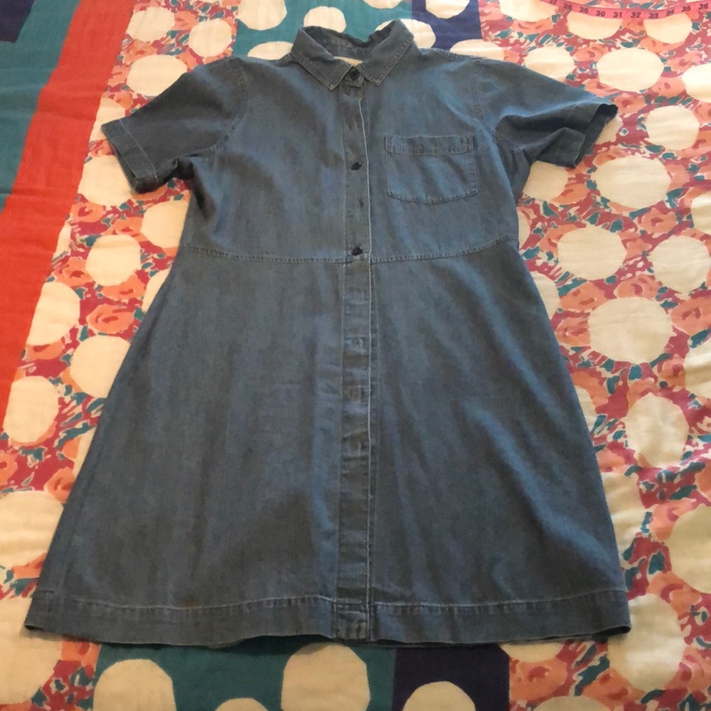 Knee-Length Madewell Denim Dress
